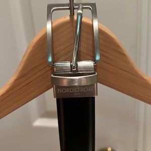 Nordstrom Boys size 28 black leather belt.